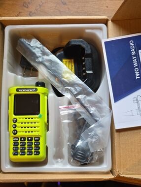 Yellow TIDRADIO TD H8 Two-Way Radio